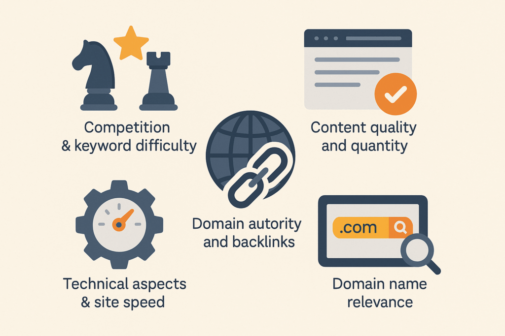 I principali fattori che influenzano le tempistiche SEO