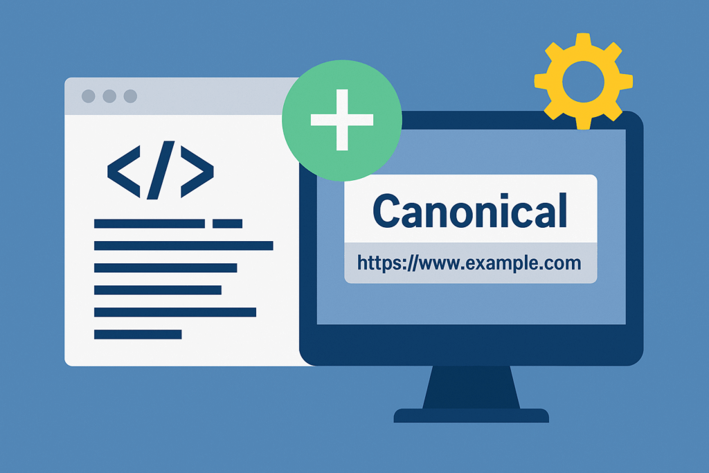 Come aggiungere un tag canonico a una pagina web